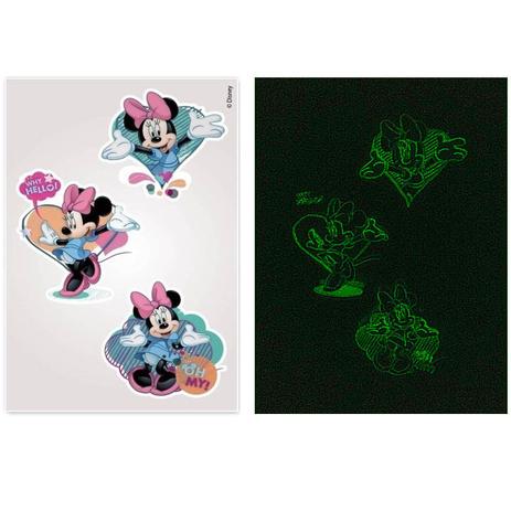 Kit 10 Cartelas Adesivos de Parede Brilha no Escuro Minnie Disney - Gedex Menor preço em Kit 10 Cartelas Adesivos de Parede Brilha no Escuro Minnie Disney - Gedex