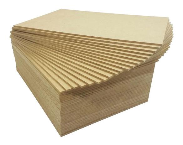 Kit 10 Chapas Mdf Cru 3mm Placa Decoração A4 21x29,7cm - Nacional Menor preço em Kit 10 Chapas Mdf Cru 3mm Placa Decoração A4 21x29,7cm - Nacional