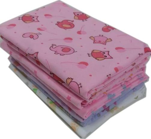 Kit 10 Cueiros Flanelados Estampados 80x60cm Menina - Dugu Menor preço em Kit 10 Cueiros Flanelados Estampados 80x60cm Menina - Dugu