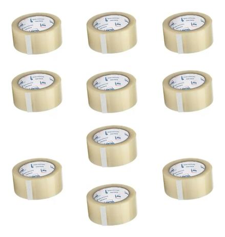 Kit 10 Fitas Adesivas Larga Transparente 45mm X 100m Durex - Intertape Menor preço em Kit 10 Fitas Adesivas Larga Transparente 45mm X 100m Durex - Intertape