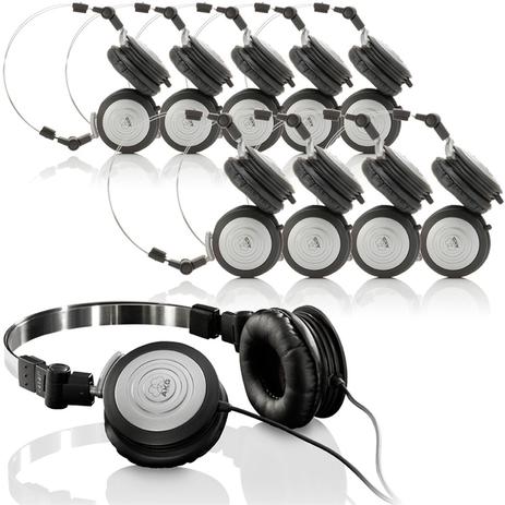 Kit 10 Fones De Ouvido Profissional Akg K414P Mini Headphone Menor preço em Kit 10 Fones De Ouvido Profissional Akg K414P Mini Headphone