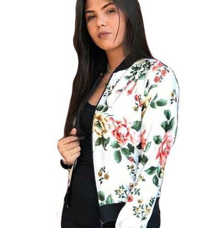 jaqueta bomber florida feminina
