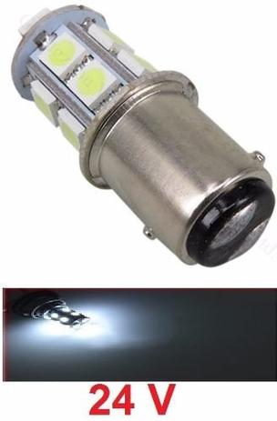 Kit 10 Lampada 13 Led Bay15d 2P P21 1157 Branca 24v - Mfl Menor preço em Kit 10 Lampada 13 Led Bay15d 2P P21 1157 Branca 24v - Mfl