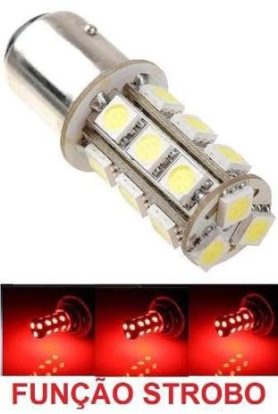Kit 10 Lampada 18 Led Bay15d Strobo 2P P21 1157 Vermelha 12v - Mfl Menor preço em Kit 10 Lampada 18 Led Bay15d Strobo 2P P21 1157 Vermelha 12v - Mfl