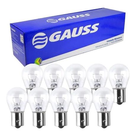 Kit 10 Lampada 2 Pólos 12v 21/5w Gauss 1034 Cx C/10 Unidades Menor preço em Kit 10 Lampada 2 Pólos 12v 21/5w Gauss 1034 Cx C/10 Unidades