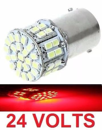Kit 10 Lampada 50 Led Bay15d 2P P21 1157 Vermelha 24v - Mfl Menor preço em Kit 10 Lampada 50 Led Bay15d 2P P21 1157 Vermelha 24v - Mfl