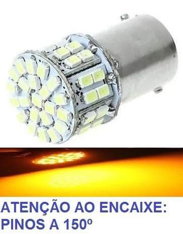 Kit 10 Lampada Bau15s 50 Led 1P P21 1156 Laranja 12v - Mfl Menor preço em Kit 10 Lampada Bau15s 50 Led 1P P21 1156 Laranja 12v - Mfl