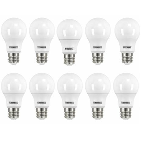 Kit 10 Lâmpada Bulbo TKL90 Led 15w 4000k Bivolt Branco Neutra E27 Taschibra Menor preço em Kit 10 Lâmpada Bulbo TKL90 Led 15w 4000k Bivolt Branco Neutra E27 Taschibra