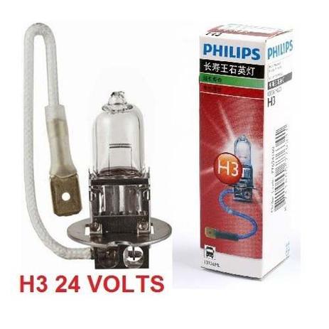 Kit 10 Lampada H3 Philips 100w 3000k 24v - Mfl Menor preço em Kit 10 Lampada H3 Philips 100w 3000k 24v - Mfl