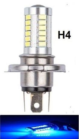 Kit 10 Lampada H4 33 Led Cree Azul 12v - Mfl Menor preço em Kit 10 Lampada H4 33 Led Cree Azul 12v - Mfl