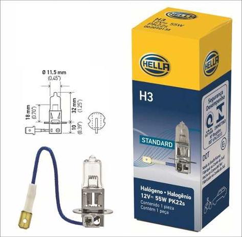 Kit 10 Lampada Hella H3 Inmetro 3000k 12v - Mfl Menor preço em Kit 10 Lampada Hella H3 Inmetro 3000k 12v - Mfl