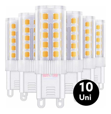 Kit 10 Lâmpada Led Halopim G9 5w Branco Quente - Saime Menor preço em Kit 10 Lâmpada Led Halopim G9 5w Branco Quente - Saime