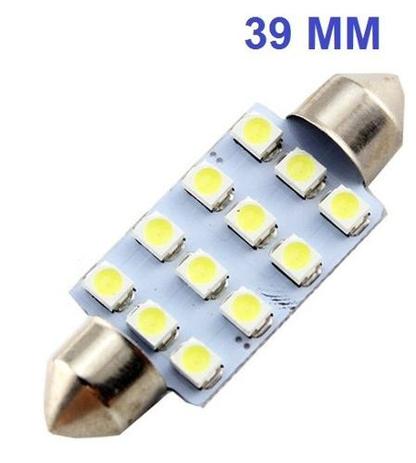 Kit 10 Lampada Torpedo C5w 12 Led 39 Mm 12v - Mfl Menor preço em Kit 10 Lampada Torpedo C5w 12 Led 39 Mm 12v - Mfl