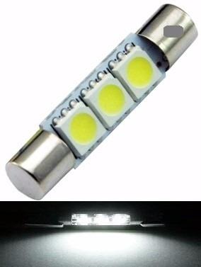 Kit 10 Lampada Torpedo C5w 3 Led 31 Mm 5050 Quebra Sol 12v - Mfl Menor preço em Kit 10 Lampada Torpedo C5w 3 Led 31 Mm 5050 Quebra Sol 12v - Mfl