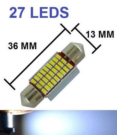 Kit 10 Lampada Torpedo C5w Cambus 27 Led 36 Mm 12v - Mfl Menor preço em Kit 10 Lampada Torpedo C5w Cambus 27 Led 36 Mm 12v - Mfl