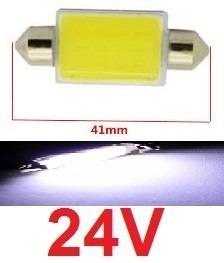 Kit 10 Lampada Torpedo C5w Cob Led 41 Mm 24v - Mfl Menor preço em Kit 10 Lampada Torpedo C5w Cob Led 41 Mm 24v - Mfl