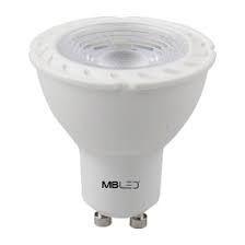 Menor preço em Kit 10 Lâmpadas Led Dicróica MBLED 6W GU10 Bivolt Branca Morna 3000K