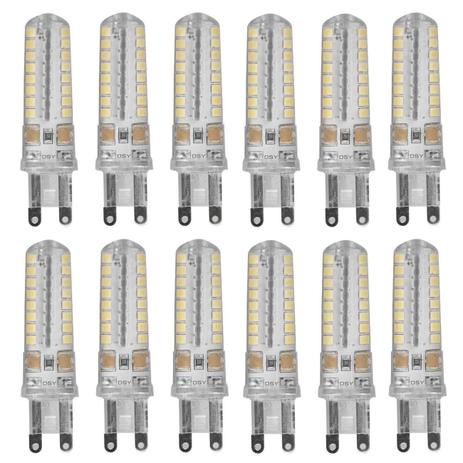 Kit 10 Lâmpadas Led Halopin G9 5w Branco Frio P/ Lustres e Pendentes - Lcg eletro Menor preço em Kit 10 Lâmpadas Led Halopin G9 5w Branco Frio P/ Lustres e Pendentes - Lcg eletro