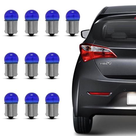 Kit 10 Lampadas Super Brancas BA15s 67 4200K 5W Lanterna Traseira Dianteira Ré Painel Placa Teto - Prime é boa?