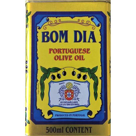 Kit 10 Latas Azeite Bom dia Português de Oliva Lata 500ml cada -
