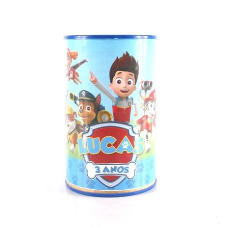 Kit 10 Lembrancinha Cofrinho Personalizado Patrulha Canina - Aluá festas Menor preço em Kit 10 Lembrancinha Cofrinho Personalizado Patrulha Canina - Aluá festas