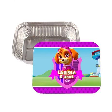 Kit 10 Lembrancinha Marmitinha Pers Skye Patrulha Canina - Aluá festas Menor preço em Kit 10 Lembrancinha Marmitinha Pers Skye Patrulha Canina - Aluá festas