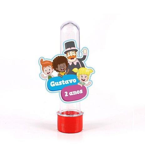 Kit 10 Lembrancinha Tubete 3d Personalizado Mundo Bita - Aluá festas Menor preço em Kit 10 Lembrancinha Tubete 3d Personalizado Mundo Bita - Aluá festas