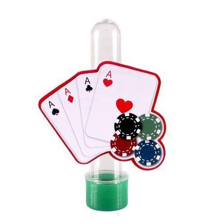 Kit 10 Lembrancinha Tubete Personagem Las Vegas Cartas - Aluá festas Menor preço em Kit 10 Lembrancinha Tubete Personagem Las Vegas Cartas - Aluá festas