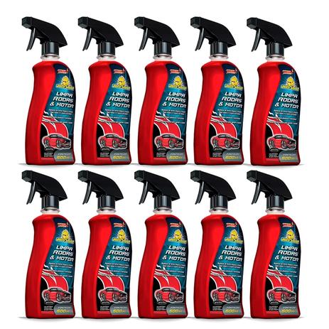 Kit 10 Limpa Rodas e Motor BTS 500ml autoshine é ruim? Kit 10 Limpa Rodas e Motor BTS 500ml autoshine é boa?