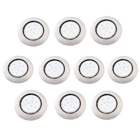 Kit 10 Luminárias De Piscina 9w 125mm Ip68 Led Rgb Colorido Corpo Transparente - Iluctron é ruim? Kit 10 Luminárias De Piscina 9w 125mm Ip68 Led Rgb Colorido Corpo Transparente - Iluctron é boa?