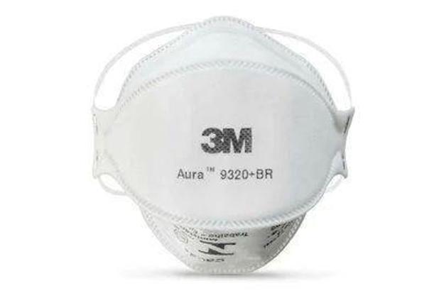 kit 10 Máscaras de Proteção Aura 9320+BR 3M Respirador PFF2 Menor preço em kit 10 Máscaras de Proteção Aura 9320+BR 3M Respirador PFF2