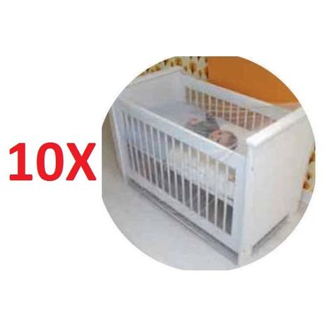 Menor preço em Kit 10 mosquiteiro para cercadinhos e berco para crianças e bebe tela de proteção contra insetos mos - Batiki