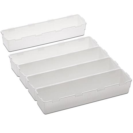 Kit 10 Organizador De Talheres Gavetas Modular - Paramount Menor preço em Kit 10 Organizador De Talheres Gavetas Modular - Paramount