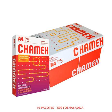 Kit 10 pacote papel sulfite a4 chamex 5000 folhas - Compactor Menor preço em Kit 10 pacote papel sulfite a4 chamex 5000 folhas - Compactor
