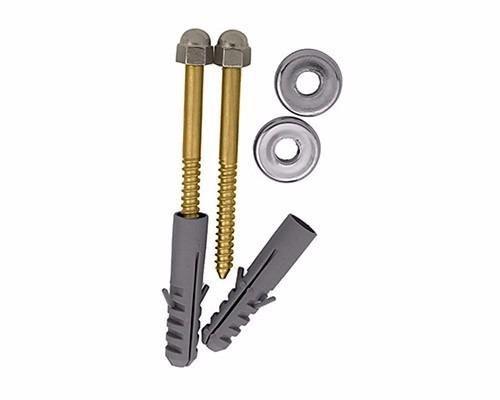 Kit 10 Parafusos Latonados Vaso Sanitário Fixação Bucha 12mm - Lp Menor preço em Kit 10 Parafusos Latonados Vaso Sanitário Fixação Bucha 12mm - Lp