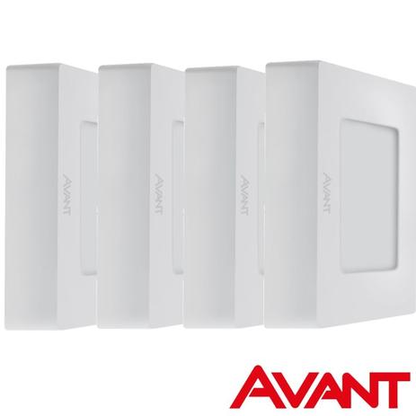 Kit 10 Plafon Luminaria Sobrepor Q Painel Teto Led 18w Avant Menor preço em Kit 10 Plafon Luminaria Sobrepor Q Painel Teto Led 18w Avant