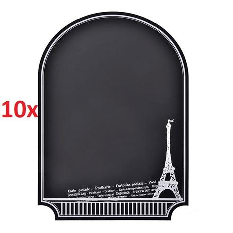 Kit 10 quadro negro adesivo mural de recados lousa de aviso 30x22cm - Gimp Menor preço em Kit 10 quadro negro adesivo mural de recados lousa de aviso 30x22cm - Gimp