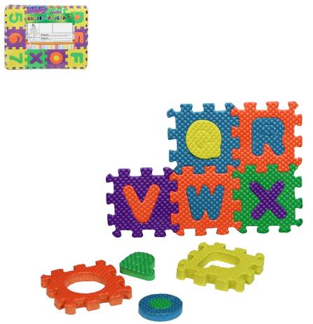 Kit 10 Quebra Cabeças Em EVA Letras E Números Alfabeto Brinquedo Educativo 36 Peças Art Brink ZP328 Mini Menor preço em Kit 10 Quebra Cabeças Em EVA Letras E Números Alfabeto Brinquedo Educativo 36 Peças Art Brink ZP328 Mini