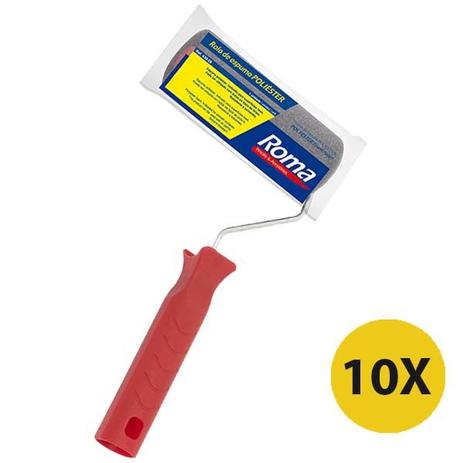 Kit 10 Rolos Espuma Pintura Portao, Grade, Ferro Roma 15cm é boa?