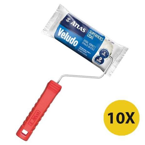 Kit 10 Rolos Veludo Atlas Tinta Epoxi e Acrilica Atlas 9cm é boa?