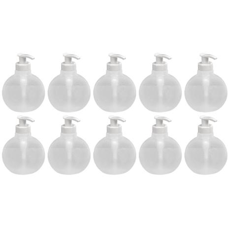 Kit 10 Saboneteiras Bolinha Porta Sabonete Líquido 320ml - Wp connect Menor preço em Kit 10 Saboneteiras Bolinha Porta Sabonete Líquido 320ml - Wp connect