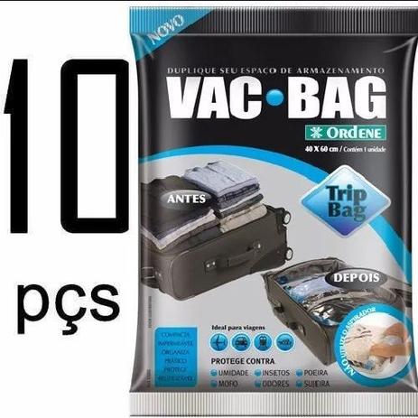 Kit 10 Saco a Vácuo Protetor e Organizador TRIP BAG 60 X 40 Ordene Menor preço em Kit 10 Saco a Vácuo Protetor e Organizador TRIP BAG 60 X 40 Ordene