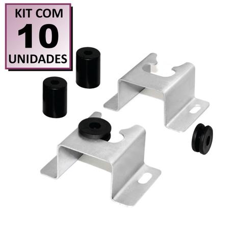 Kit 10 Suportes P/ Tv Fixo Parede Painel Universal 32 a 71 - Moveis bechara Menor preço em Kit 10 Suportes P/ Tv Fixo Parede Painel Universal 32 a 71 - Moveis bechara