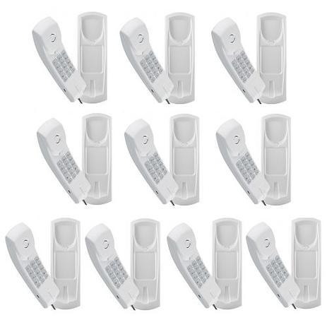 Kit 10 Telefones Com Fio Gôndola Branco TC 20 Intelbras é boa?