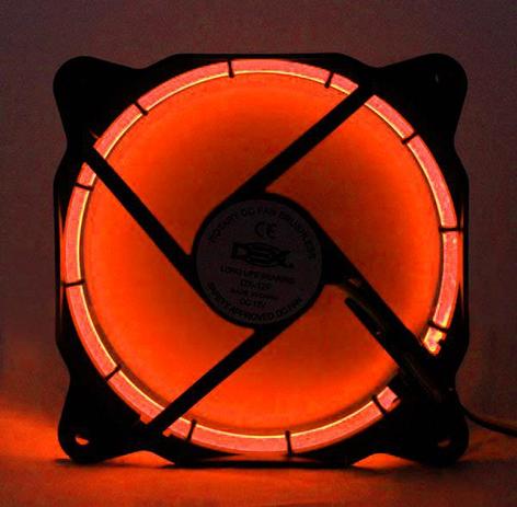 Kit 10 Un. Cooler Fan 120MM Com Led DX-12F-Laranja - Dex Menor preço em Kit 10 Un. Cooler Fan 120MM Com Led DX-12F-Laranja - Dex