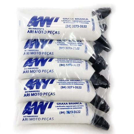 KIT 10 unidades GRAXA BRANCA 80g (cada) - AMP - Ari moto peças Menor preço em KIT 10 unidades GRAXA BRANCA 80g (cada) - AMP - Ari moto peças