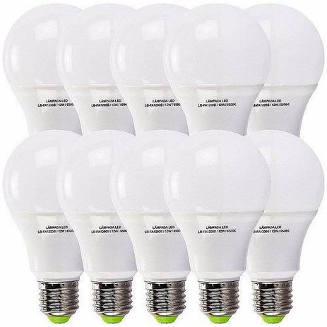 KIT 10 unidades Lampadas AVANT LED pera 12w 1050L 6500K Menor preço em KIT 10 unidades Lampadas AVANT LED pera 12w 1050L 6500K