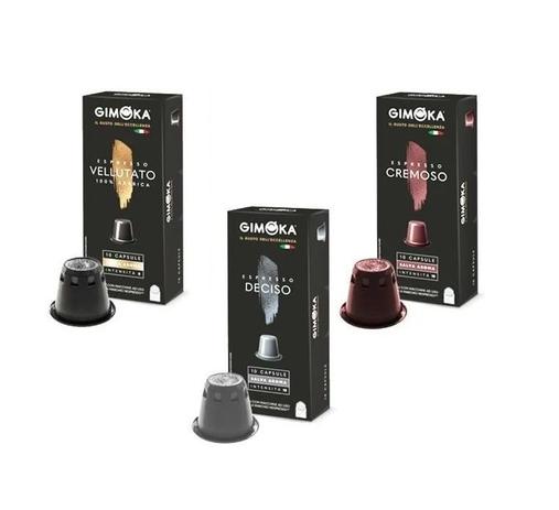 Kit 100 Capsulas Compativeis Nespresso - Gimoka Menor preço em Kit 100 Capsulas Compativeis Nespresso - Gimoka
