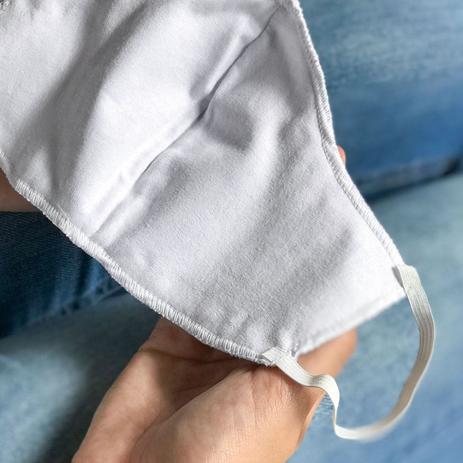 Kit 100 Peças Máscaras Reutilizável Antialérgica de Proteção para o Rosto Malha Dupla Branca - Mais Que Baby Enxovais Menor preço em Kit 100 Peças Máscaras Reutilizável Antialérgica de Proteção para o Rosto Malha Dupla Branca - Mais Que Baby Enxovais