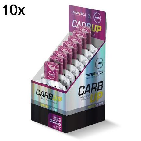 Kit 10X Carb UP Gel Super Fórmula - 10 Sachês 30g Açaí c/ Guaraná - Probiótica Menor preço em Kit 10X Carb UP Gel Super Fórmula - 10 Sachês 30g Açaí c/ Guaraná - Probiótica